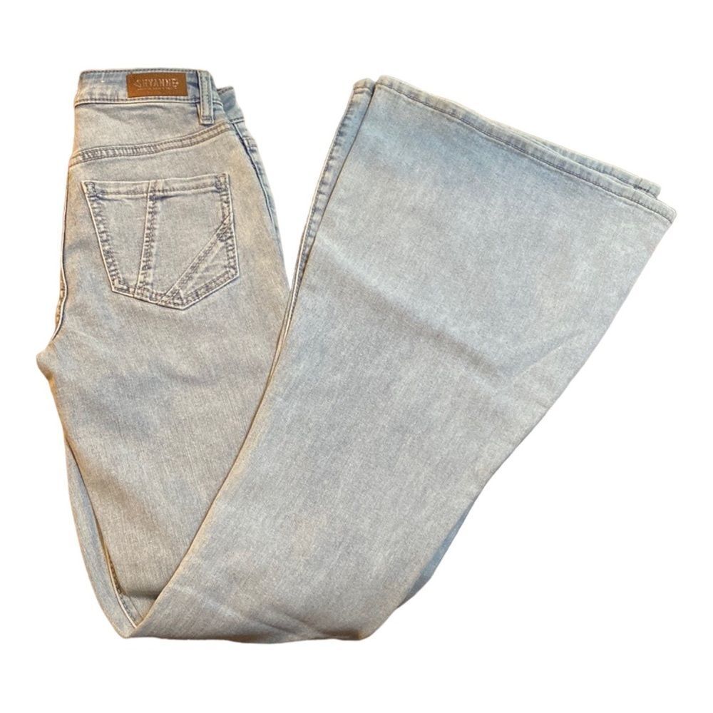 Shyanne Light Blue Wide Leg Flare Jeans